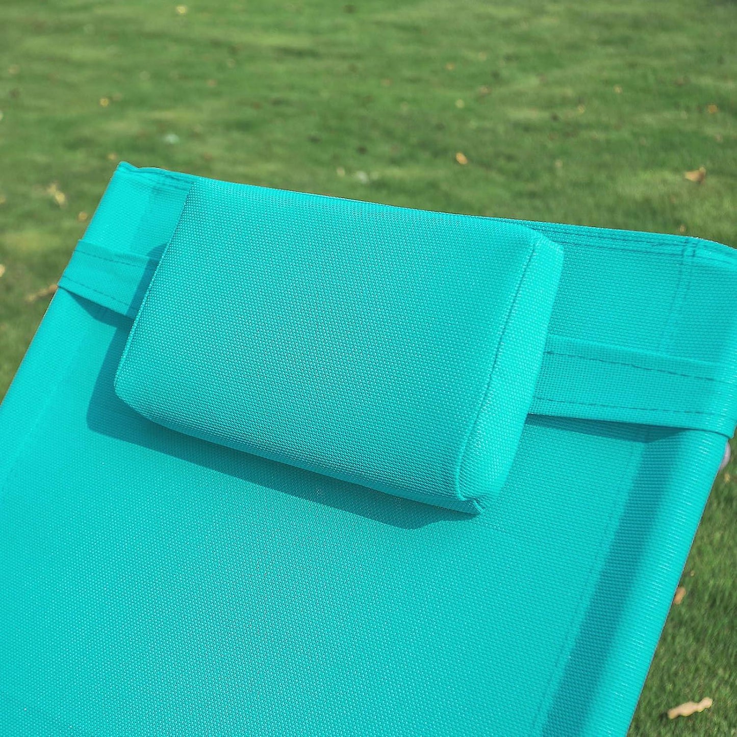 SoBuy - 2 Chaises de jardin - bleu - 141x62x86 cm