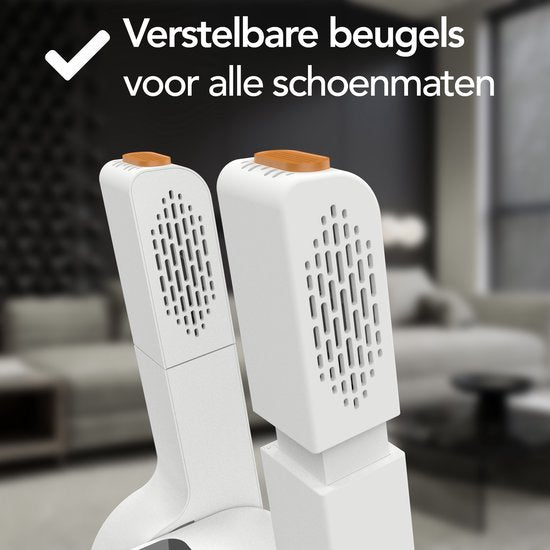 Brixy Shoe Dryer & Shoe Freshener - Ozone - Fonction de séchage - Shoe Dryer Fresh - Sèche-chaussures - Blanc