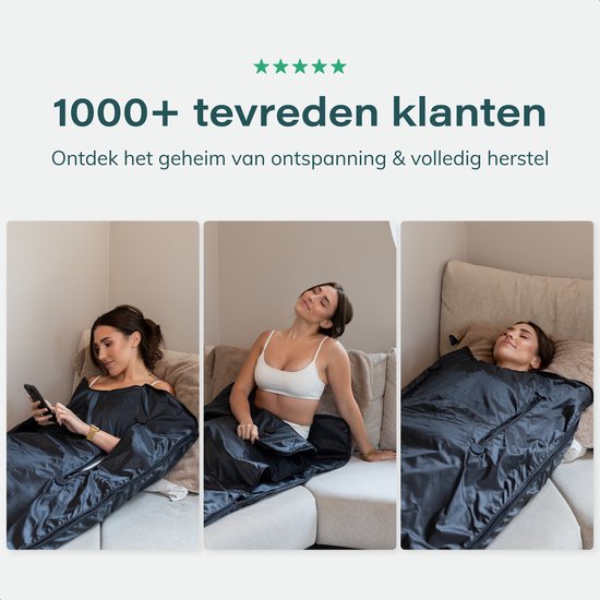 Couverture chauffante infrarouge - Soft & Silky – 2 zones de chaleur – Minuteur 1 heure – 600 W – 200 x 85 cm – Noir