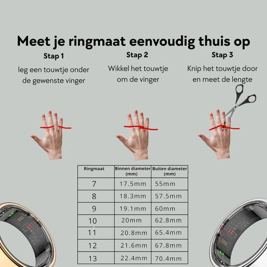 Smart Ring S1 - Taille 7 - Or