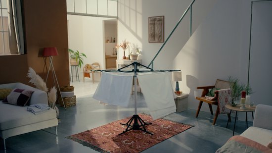 SpeedDryer Sèche-linge électrique - Sèche-linge économe en énergie - Sèche le linge en 2 heures - Silencieux - Sèche-linge électrique économe en énergie - Sèche-linge d'intérieur compact et pliable - Étagère de séchage du linge
