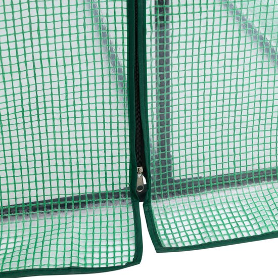 Serre Gardebruk 2.23m² - 4 étagères et 4 fenêtres - 190x186x120cm