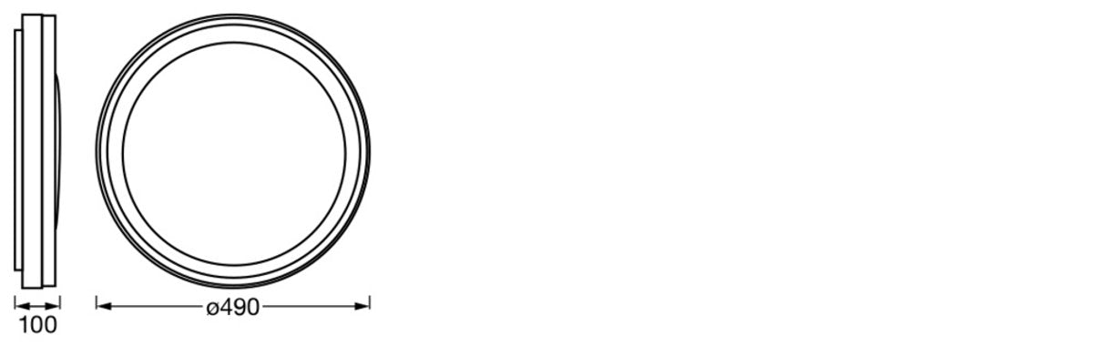 Ledvance Smart+ Orbis Zest plafonnier wifi - Ø 50 cm - blanc - RGB & tunable white