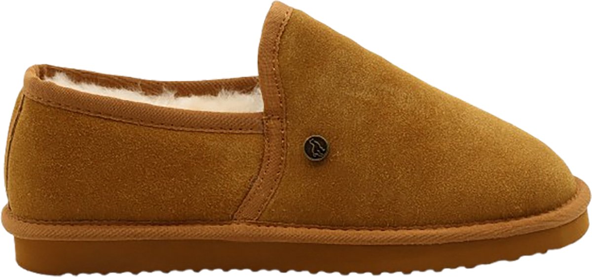 Chaussons Alpacas Footwear Soft pour hommes - Cognac - Taille 43