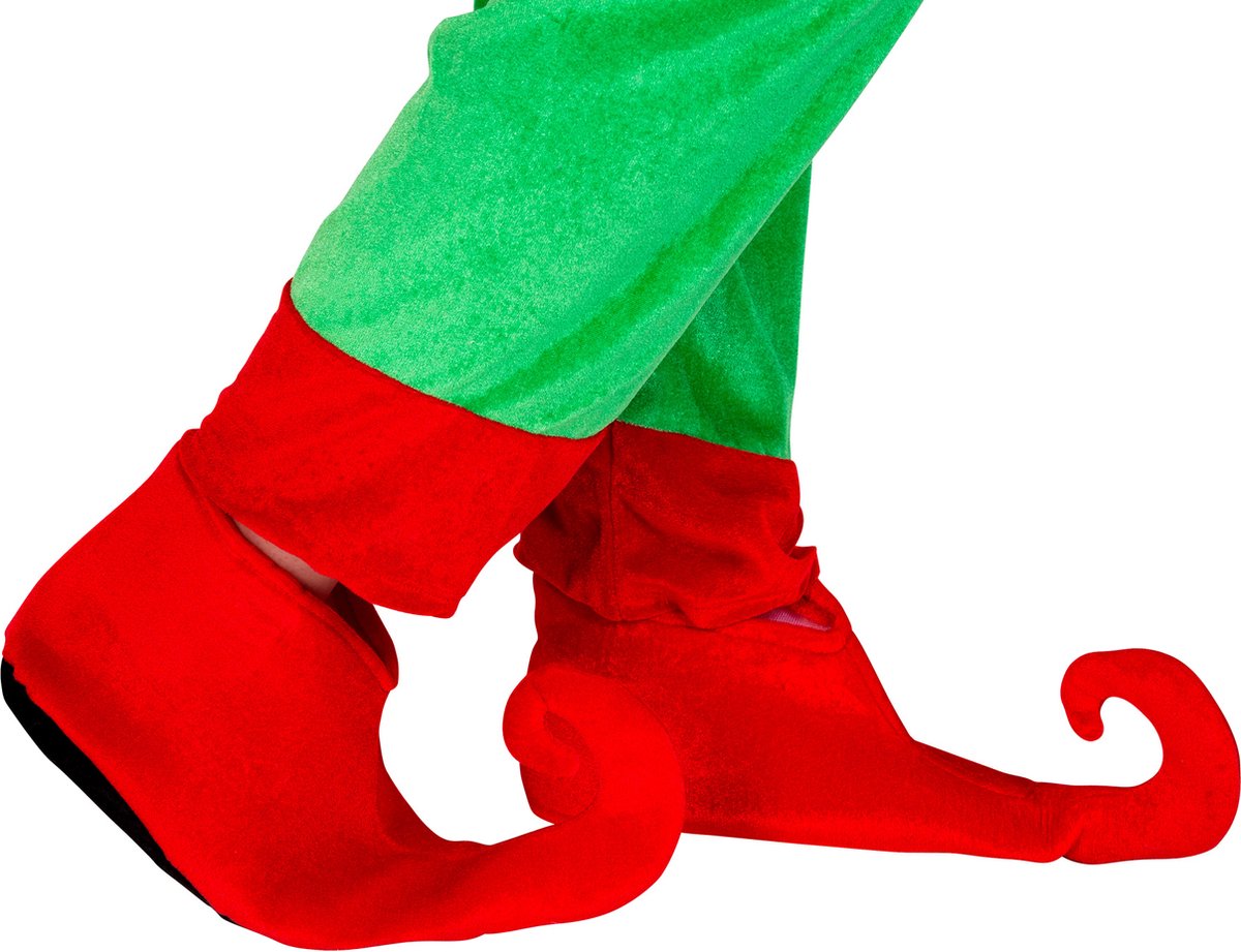 Dressforfun - Costume de femme Elfe de Noël - Chemise à manches longues, pantalon, ceinture, chapeau et couvre-chaussures - Taille M