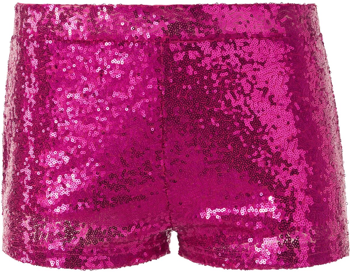 Dressforfun - Short à paillettes - Pantalon sexy pour le carnaval et la fête - Taille L