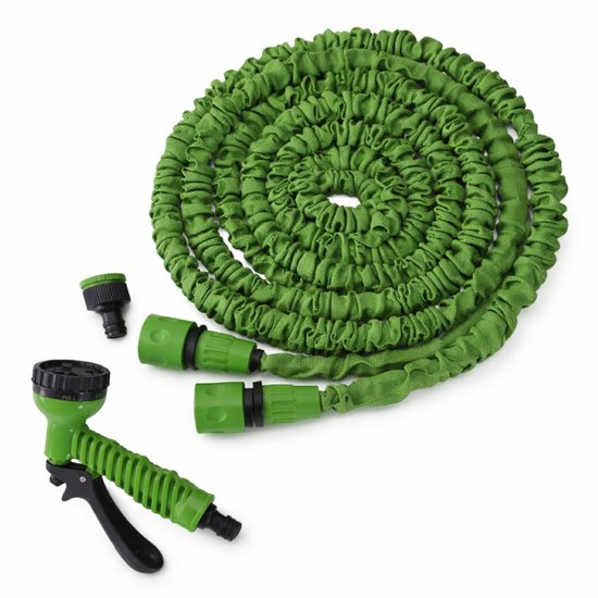 Tuyau d'arrosage flexible Ceruzo 22,5 m – Gamme économique – Buse à 7 positions