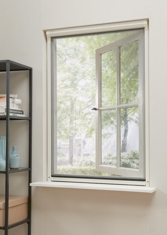 Bruynzeel Moustiquaire enroulable fenêtre s700 153x155 blanc