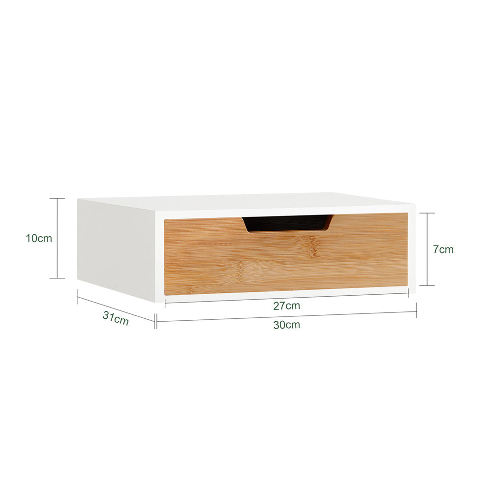 SoBuy FRG179-WN Porte-capsules à café - Bambou - 30x9x31 cm