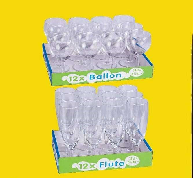 Makro Flûte à champagne 18 cl - 8 STUKS - Flûte