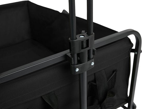 909 Chariot d'extérieur - Pliable - Capacité de charge maximale 80 KG - 100x57x99cm - Noir
