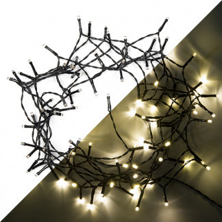 Guirlandes de Noël à piles - 7 mètres (96 LED, minuterie, programmes lumineux, intérieur/extérieur)