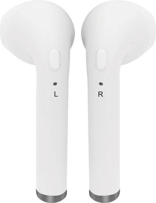 Denver Écouteurs sans Fil avec Étui de Chargement - Écouteurs sans Fil - Bluetooth - TWE36 - Blanc