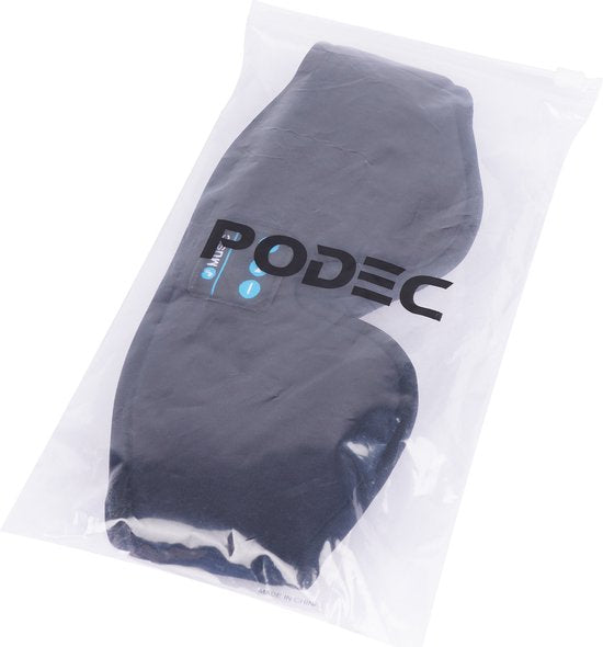 Podec Masque de sommeil Bluetooth - Pour hommes et femmes - Masque de sommeil pour les yeux - Tissu respirant