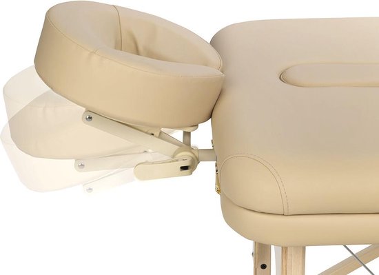 ZENGROWTH Nimman Table de massage pliante avec dossier Mocca