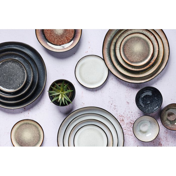 Service de vaisselle Björn - 48 pièces - Pierre