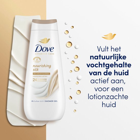 Crème de douche Dove Nourishing Silk - 400 ml