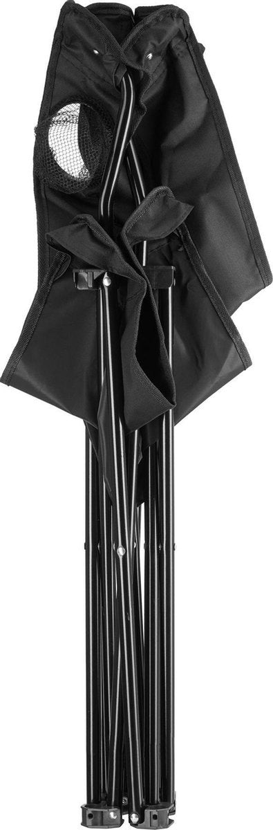 Tectake - set de 2 chaises de camping - Gil noir - 403875