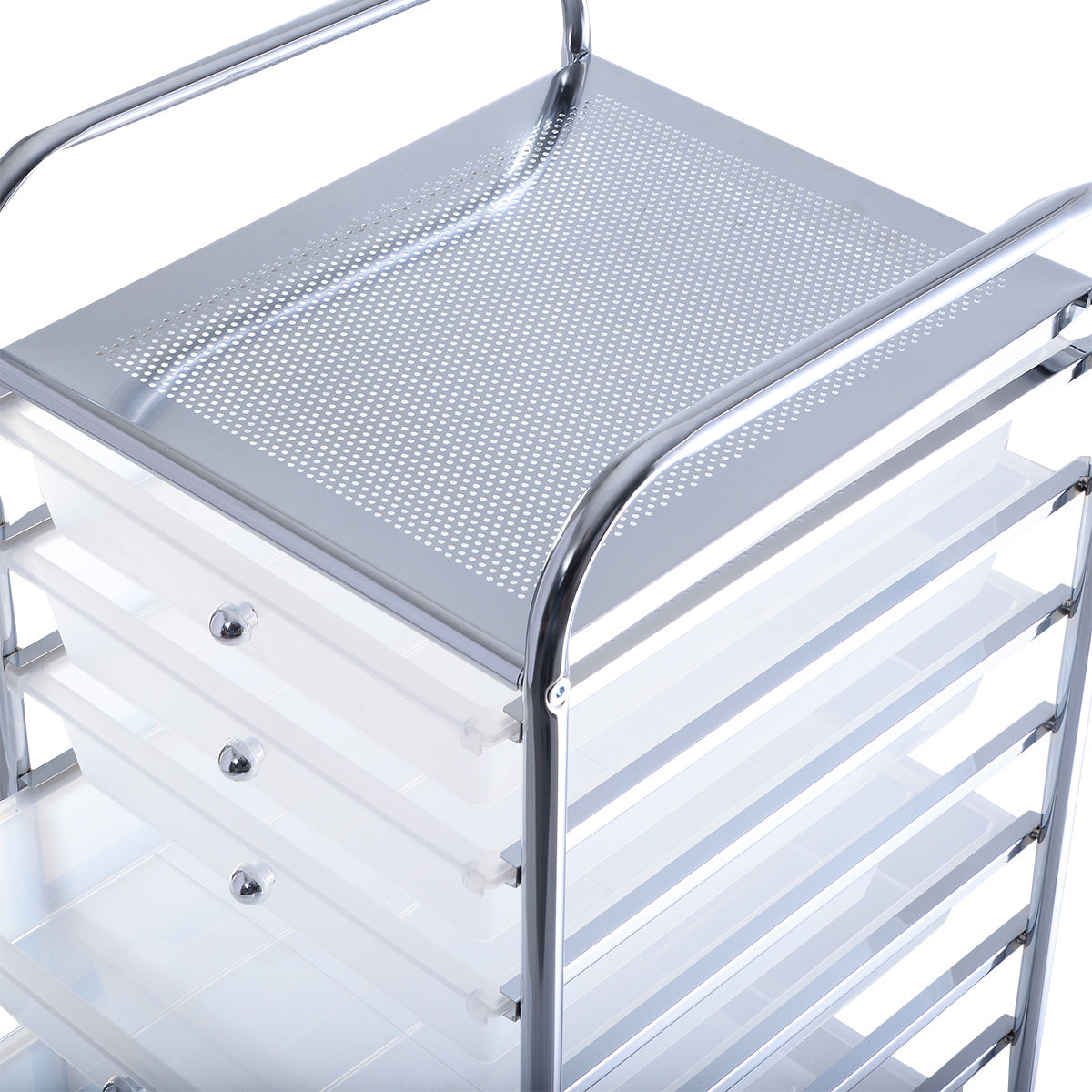 Coasttrolleys with drawers Rollecontainer bathroom roller trolley bathroom trolley with 10 stackable drawers