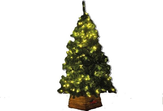 Splendeo Arbre de Noël artificiel atmosphérique avec éclairage LED, système d'installation facile, 180 cm