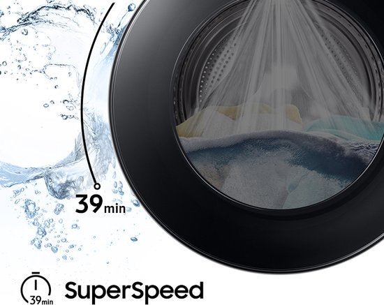 Samsung SuperSpeed WW11DG5B25AHEN - Série 5000 - Lave-linge - 10% plus économique que l'étiquette énergétique A
