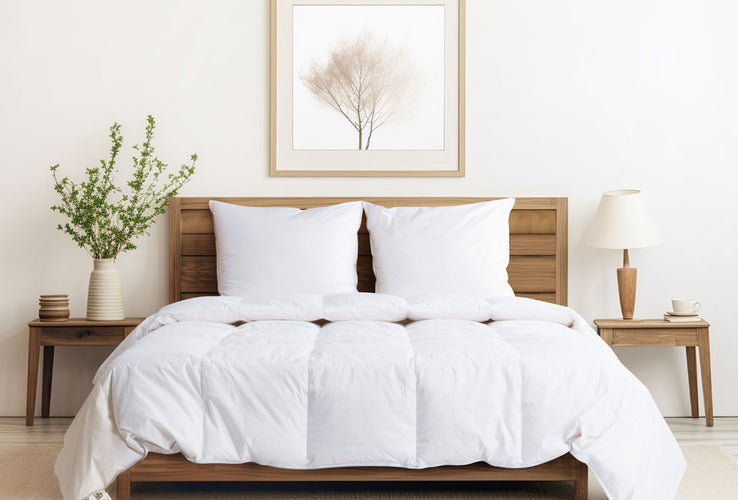 H&Q Couette d'été 200x220cm Blanc