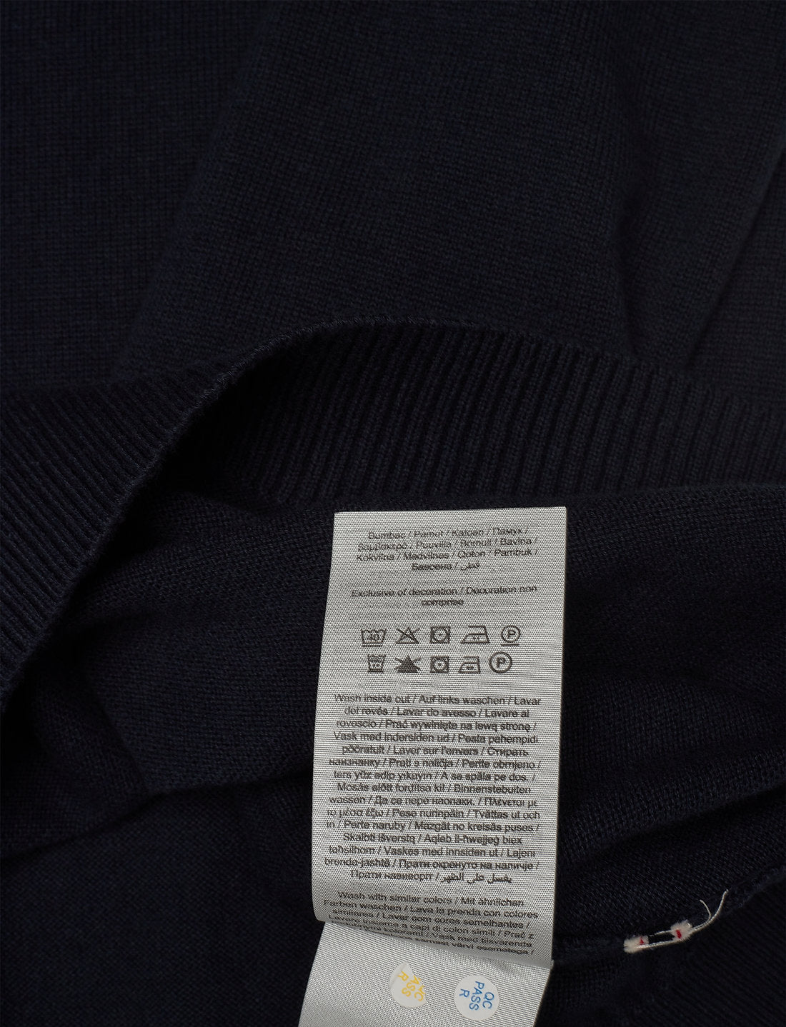 Pull en maille pour homme de JACK&JONES - Col rond et texture côtelée - Taille L - Bleu