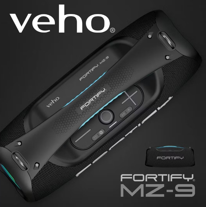 Veho MZ-9 Fortify 100 Watt enceinte Bluetooth portable VSS-033-MZ9-B