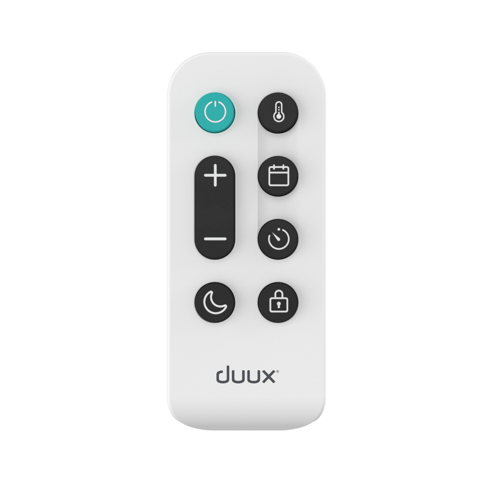 Duux Edge 2000 Smart Convector Heater - Avec minuterie et mode éco - 2000 W - Blanc