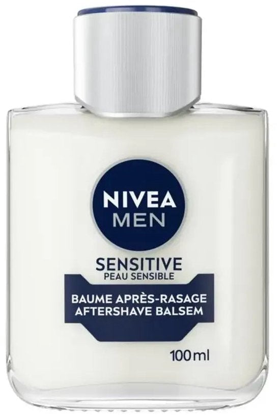Baume après-rasage NIVEA MEN Sensitive - pour peaux sensibles - pénètre rapidement - sans alcool - 100 ml