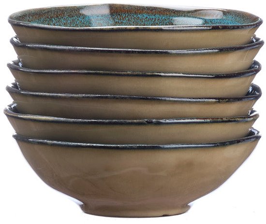 Bol ISLAND Ø15cm - 6 pièces - Terre et mer