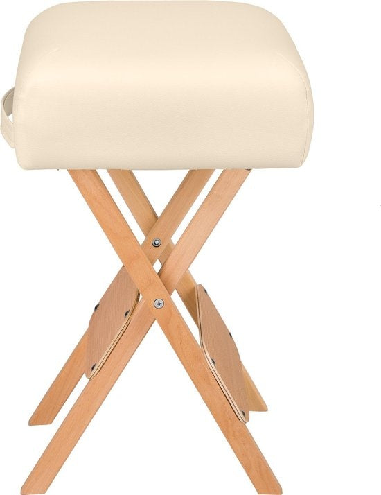tectake - Coussin de massage avec 2 coussins à rouleaux beige 400430