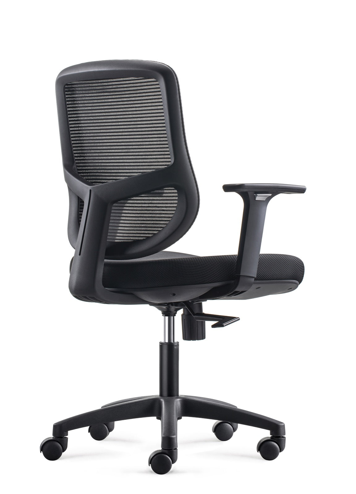 Bens 856-Eco-1 Chaise de bureau ergonomique - Jusqu'à 130 kg -56 x 61 x 102 cm - Noir