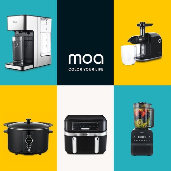 Mijoteuse MOA Digital - 6,5 litres - Noir - Sans BPA - SC65DB