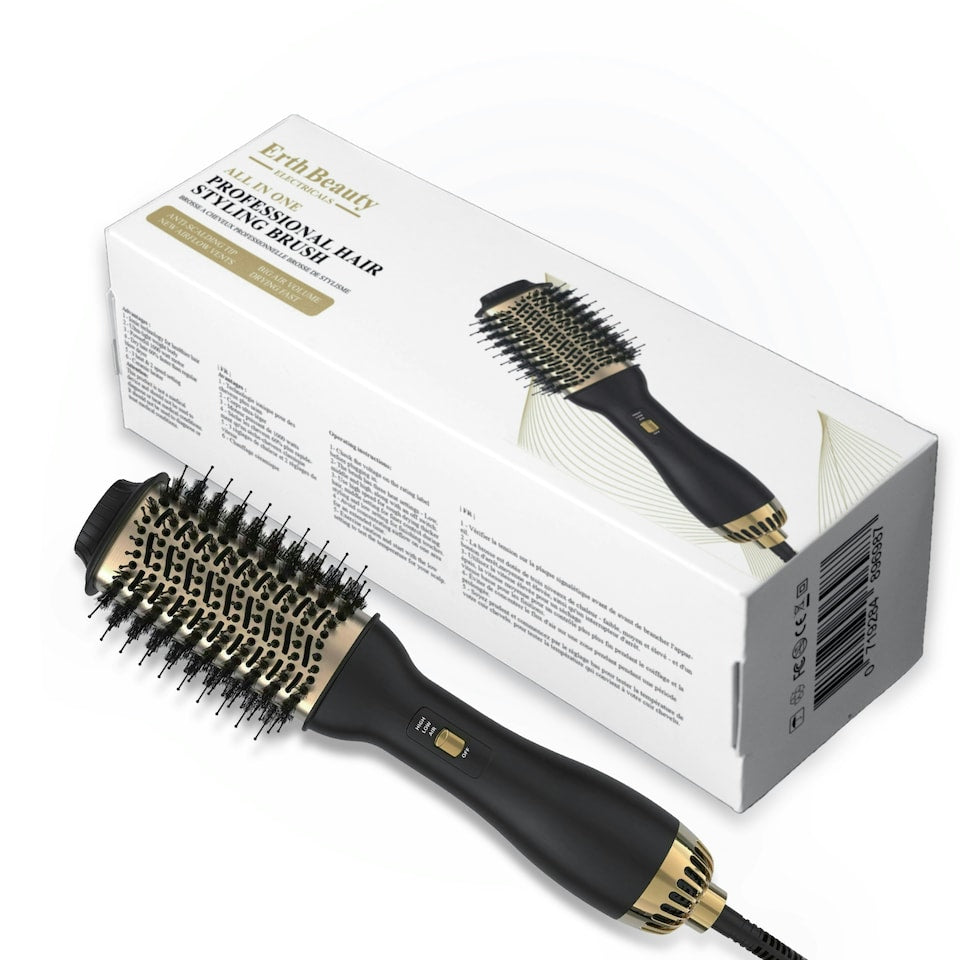 Brosse coiffante - ERTH beauty - Brosse professionnelle tout-en-un