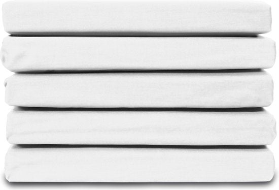 Drap-housse Ten Cate - Drap-housse 180 x 200 - Draps-housses - Drap-housse en coton 180 x 200 - Convient aux sommiers à ressorts et aux matelas - Hauteur des coins : 25 cm - Élastique sur tout le pourtour - Blanc