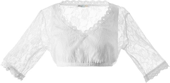 Dressforfun Dirndl blouse Heidi XXL - déguisement costume halloween déguisement carnaval déguisement carnaval déguisement carnaval - 303079
