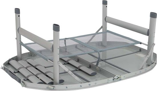 Bo-Camp - Table - Premium - Ovale - Modèle valise - 100x70 cm