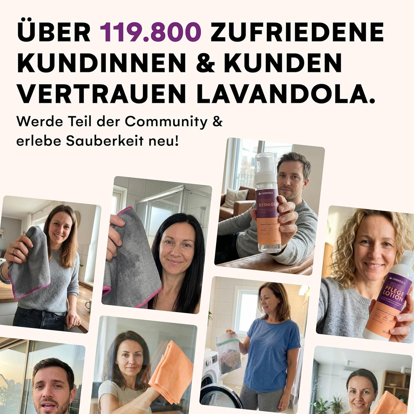 Lavandola® 6 x chiffons en microfibre carbone pour vitres 30 x 30 cm – 450 g/m² – Ne laissent pas de traces et sont ultra-absorbants – Verre, miroirs et voiture