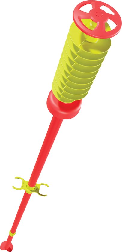 Swingball Classic - Bâton de tennis avec base toutes surfaces - avec support de raquette et piquet de terre - rouge/jaune