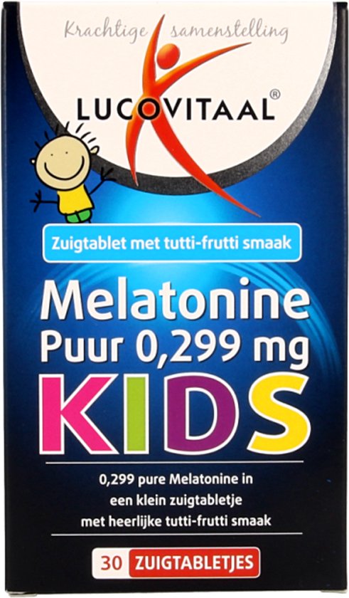 Lucovitaal Melatonin Pure Kids 0,299 milligrammes Complément alimentaire - 30 comprimés