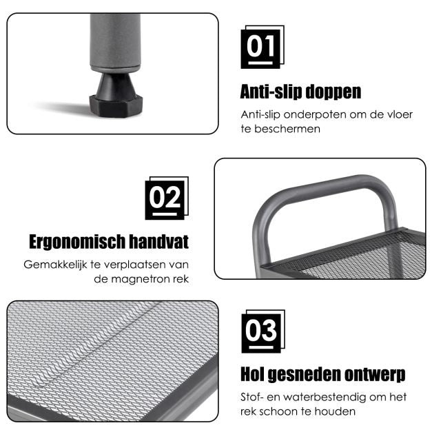 Coast Kitchen Rack - 4 étagères - Gris