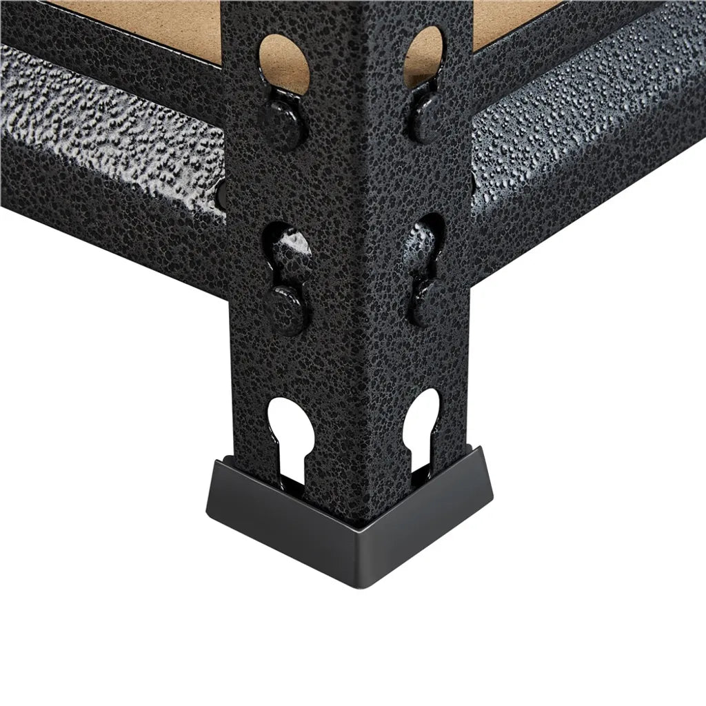 Yaheetech : rayonnage métallique pour charges lourdes, 153 x 75 x 30 cm, noir