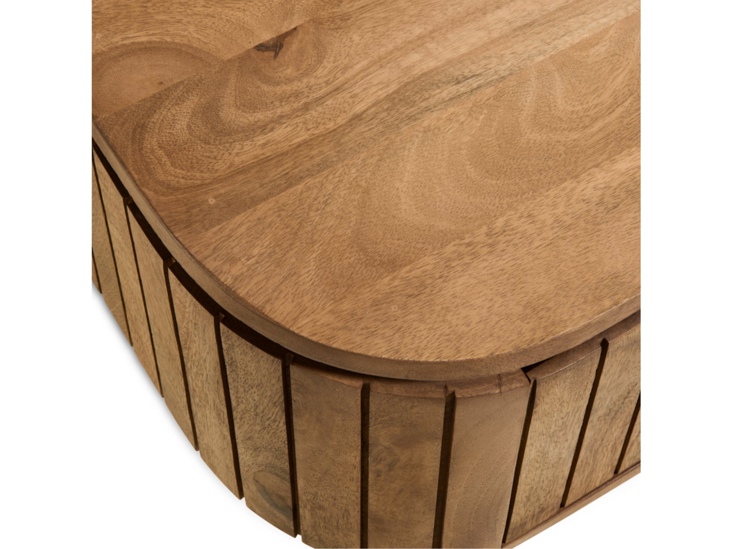 Table de chevet suspendue Multifurn Mokka V2 - Marron clair - 40 x 30 x 25 cm