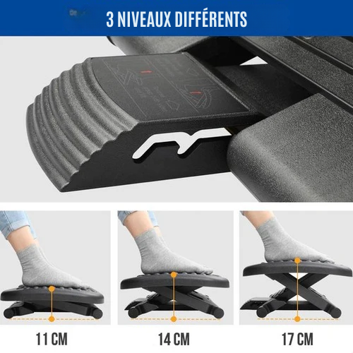 Repose pieds ajustable / anti dérapant - STREX - DIN 4556