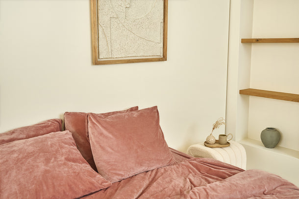 Sjumo Housse de couette - Silky Smooth - Blush Pink - 240 x 220 cm