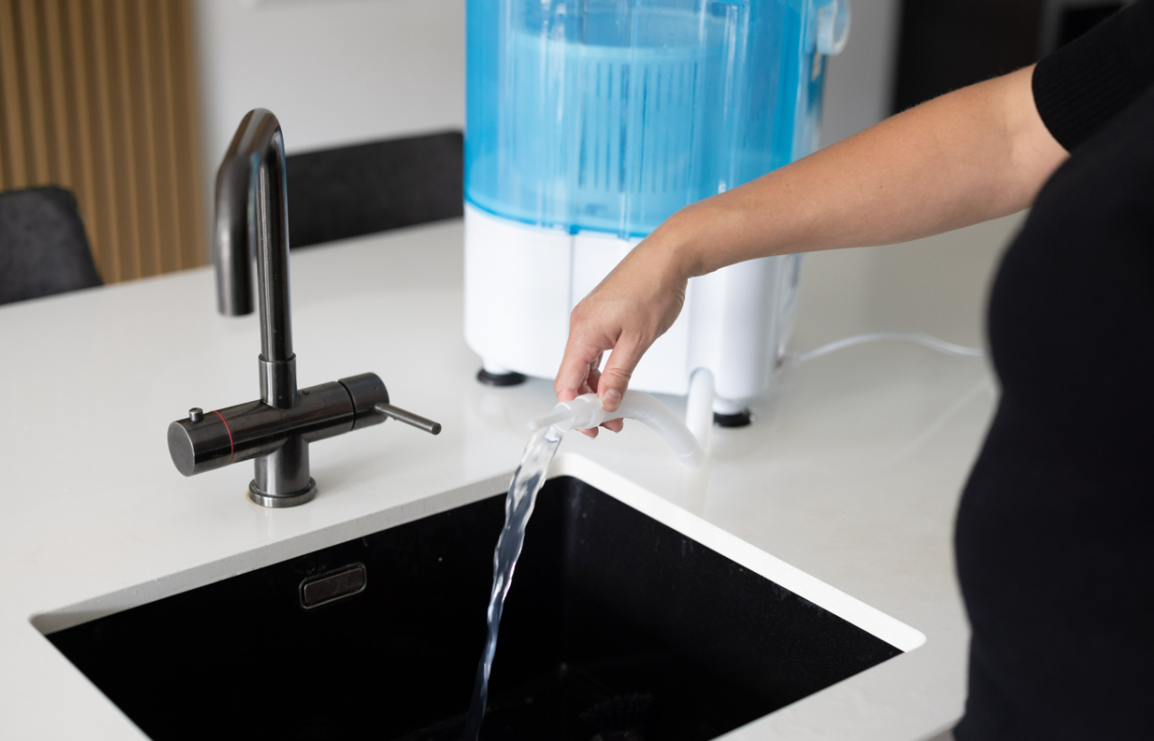 Mini lave-linge Nexxt Home - Jusqu'à 2,6 kg - 35 x 34,5 x 56,5 cm - Blanc