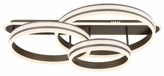 Globo - plafonnier - Grouni - nickel - métal - plafonnier - LED - 67314-75