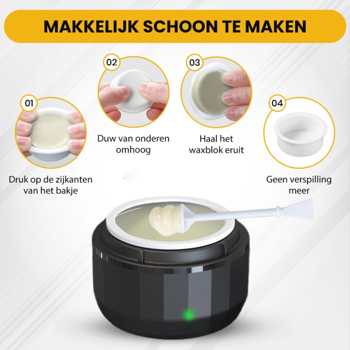 Appareil Bolusso Wax pour le nez et le visage - Compact