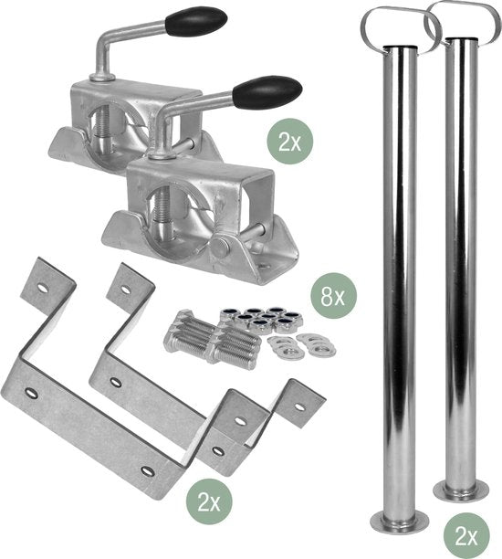 Carpoint Trailer Support Leg Set - Trailer support leg set - trailer support legs